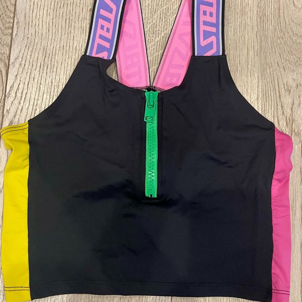 Stella McCartney Girls Activewear Set - Black/Colorblock
